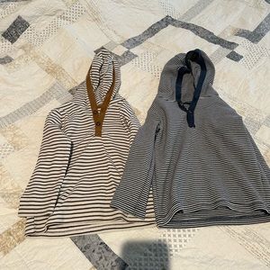 2 carters Henley hoodies